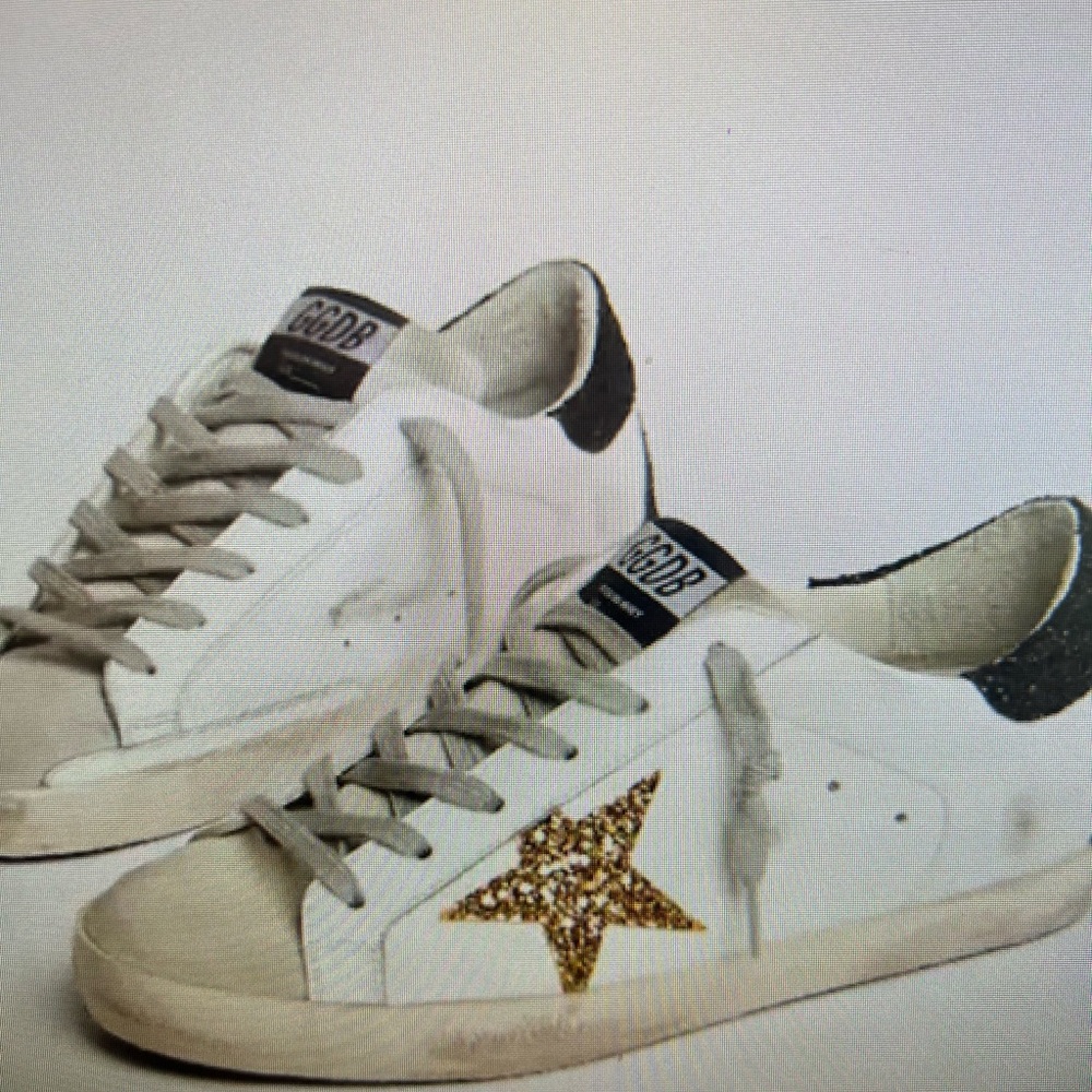 Golden Goose Women’s Superstar Size 39 White/Gold/Black/New - Picture 2 of 4